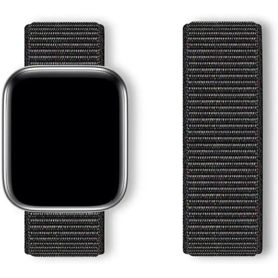 Ремінець DK CDK для Apple Watch 41mm (Series 7 / 8 / 9) Nylon Sport Loop (08883) (black) - фото 2