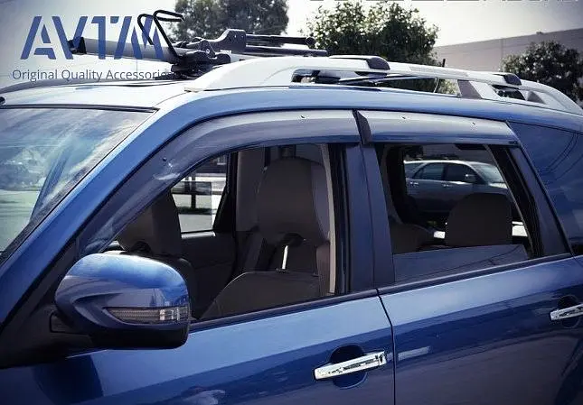 Дефлектори вікон вітровики для Subaru Forester 2008-2013 - фото 3