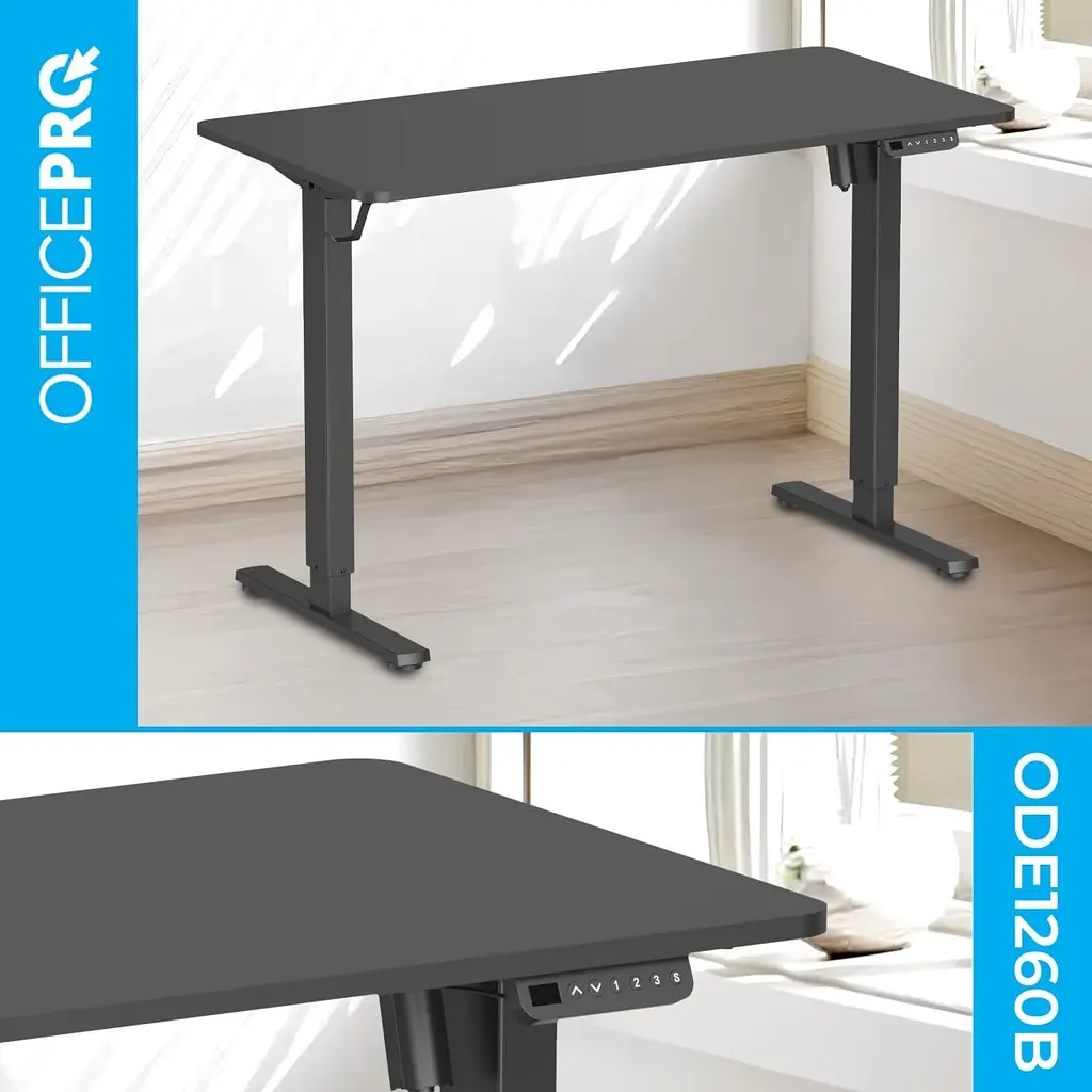 Комп'ютерний ігровий стіл OfficePro ODE1260B Black [124830] - фото 3