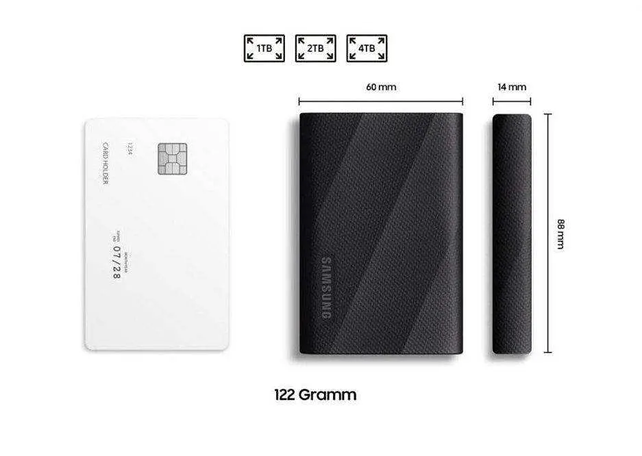 SSD накопитель Samsung T9 2TB Black (MU-PG2T0B) - фото 7