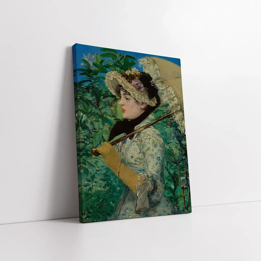 Інтер'єрна картина Весна, Едуар Мане, Édouard Manet, Jeanne, Spring, інтер'єрний декор, 87×60 см (id6667) - фото 2