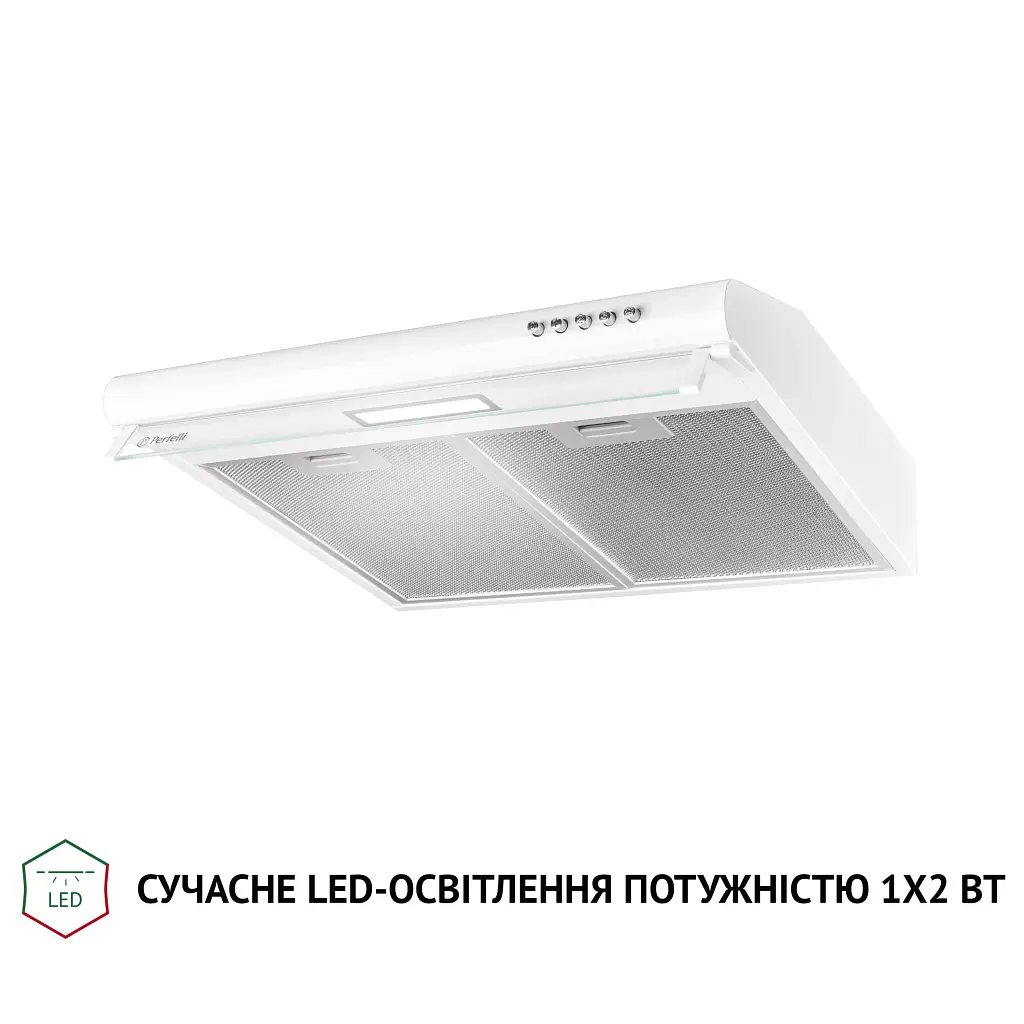 Витяжка плоска Perfelli PL 5144 W LED - фото 4