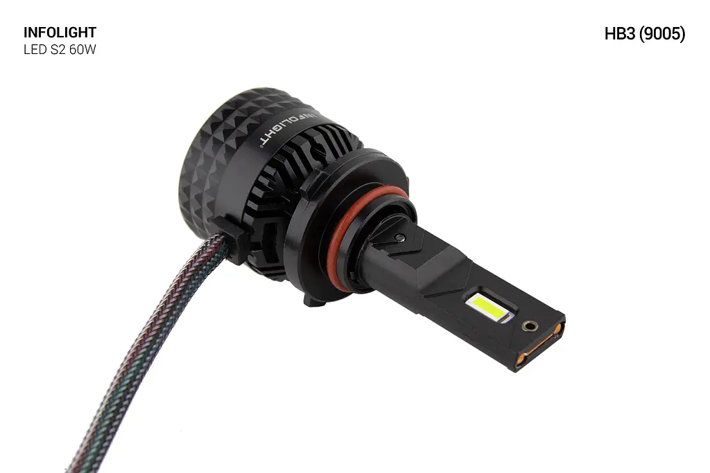 Комплект світлодіодних ламп Infolight S2 9005 60W - фото 3