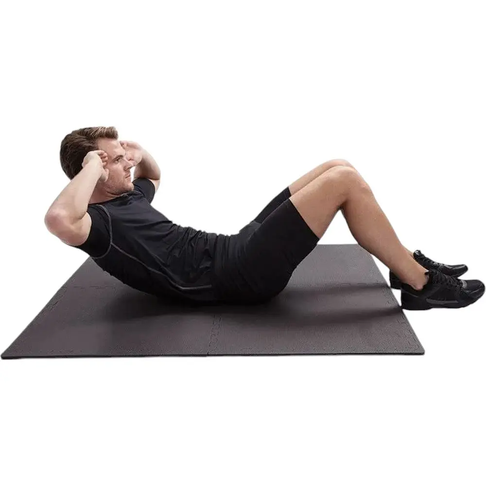 Мат-пазл York Fitness Floor Guard 1.2 см 4 части черный - фото 9