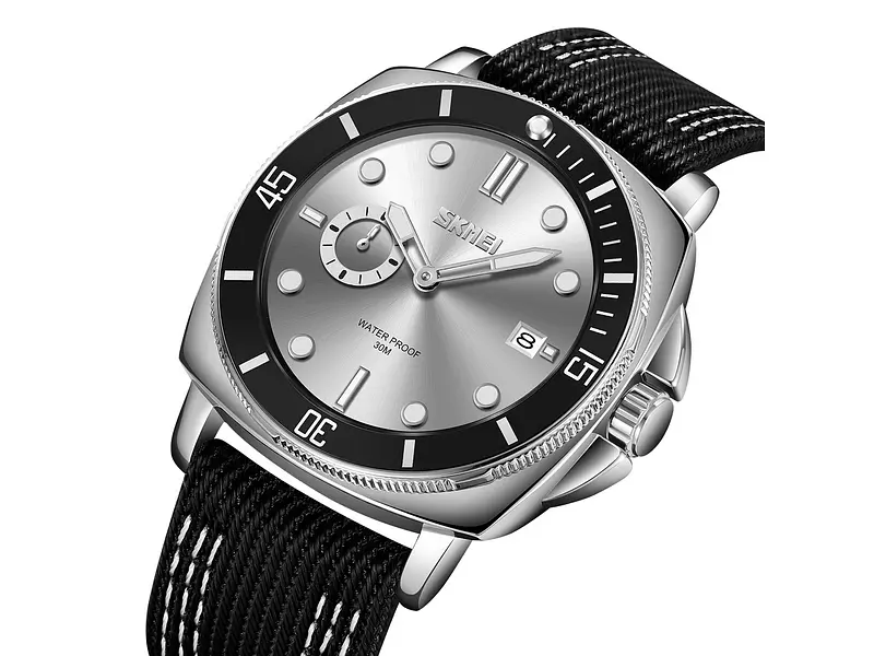 Чоловічий наручний годинник 9328SI Silver Skmei acs0030904 - фото 3