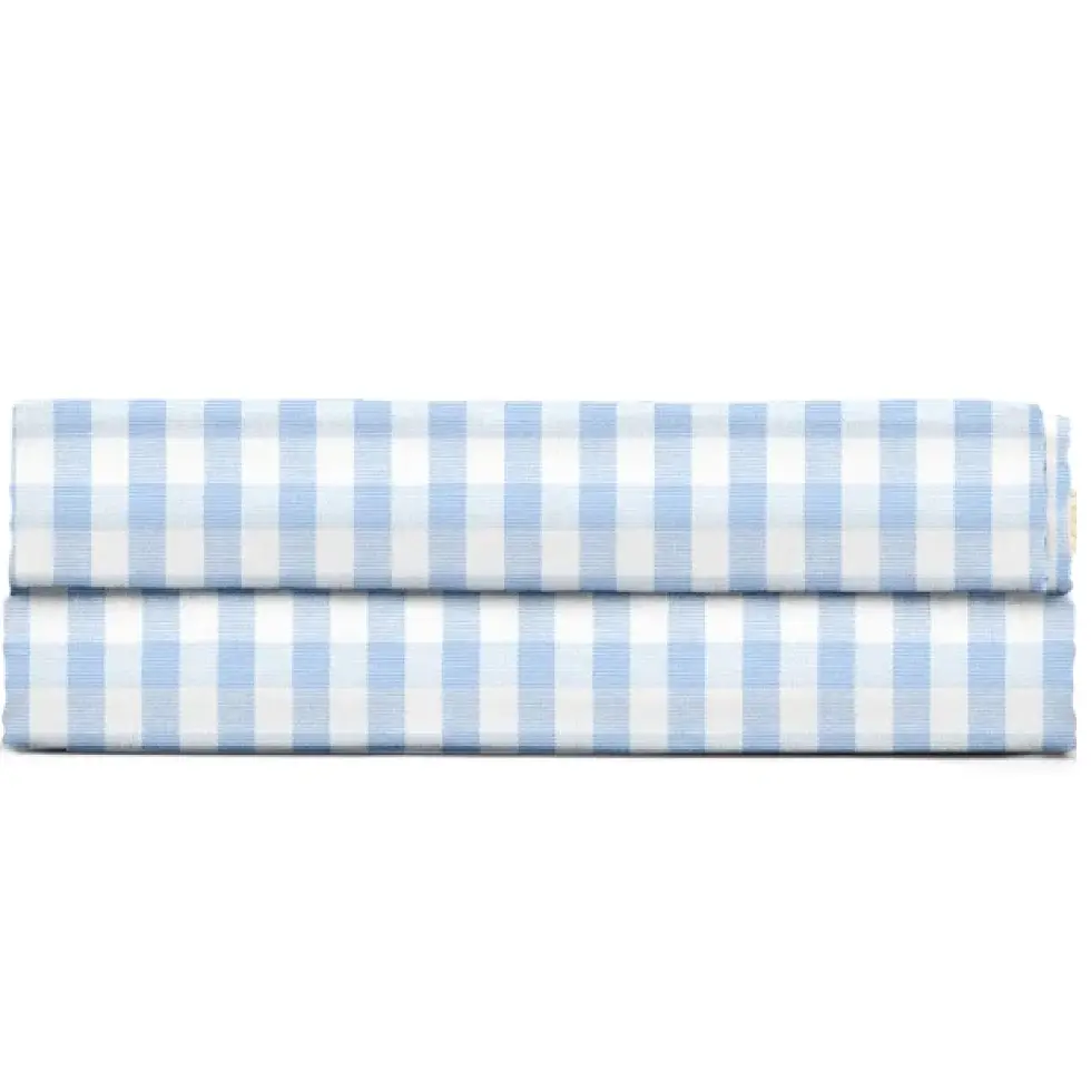 Дитяче простирадло Cosas Blue Check 110х160 см біло-блакитне (BlueCheck_110x160)