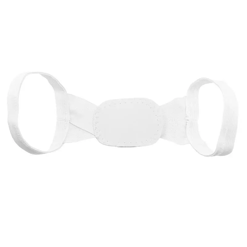 Корректор осанки Chest Belt, белый, ортопедический, эластичный, регулируемый пояс поддержки спины - фото 2