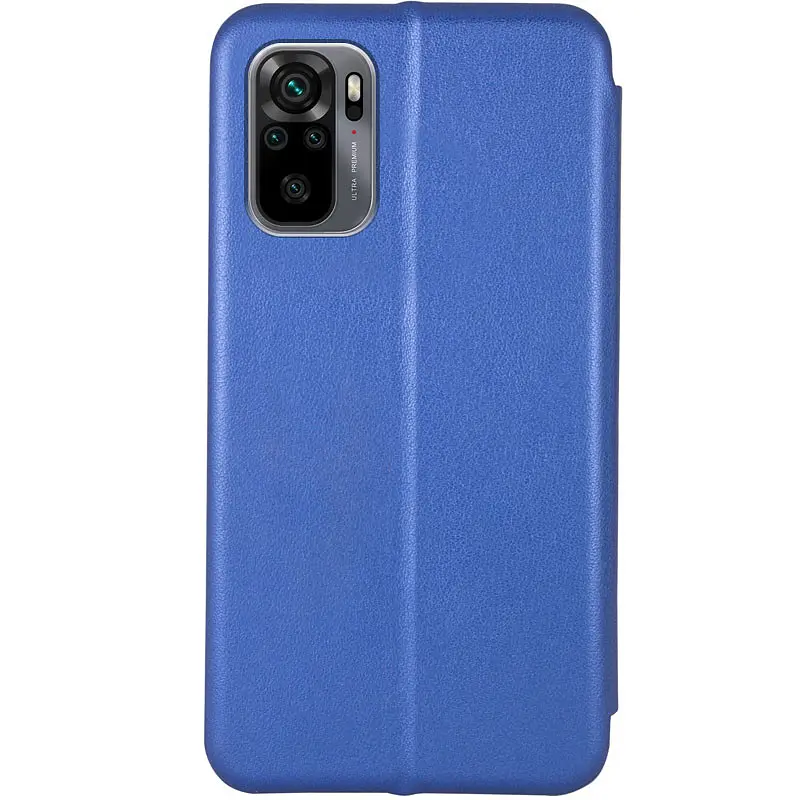 Шкіряний чохол-книжка Classy для Xiaomi Redmi Note 10 / Note 10s / Poco M5s Синій - фото 2
