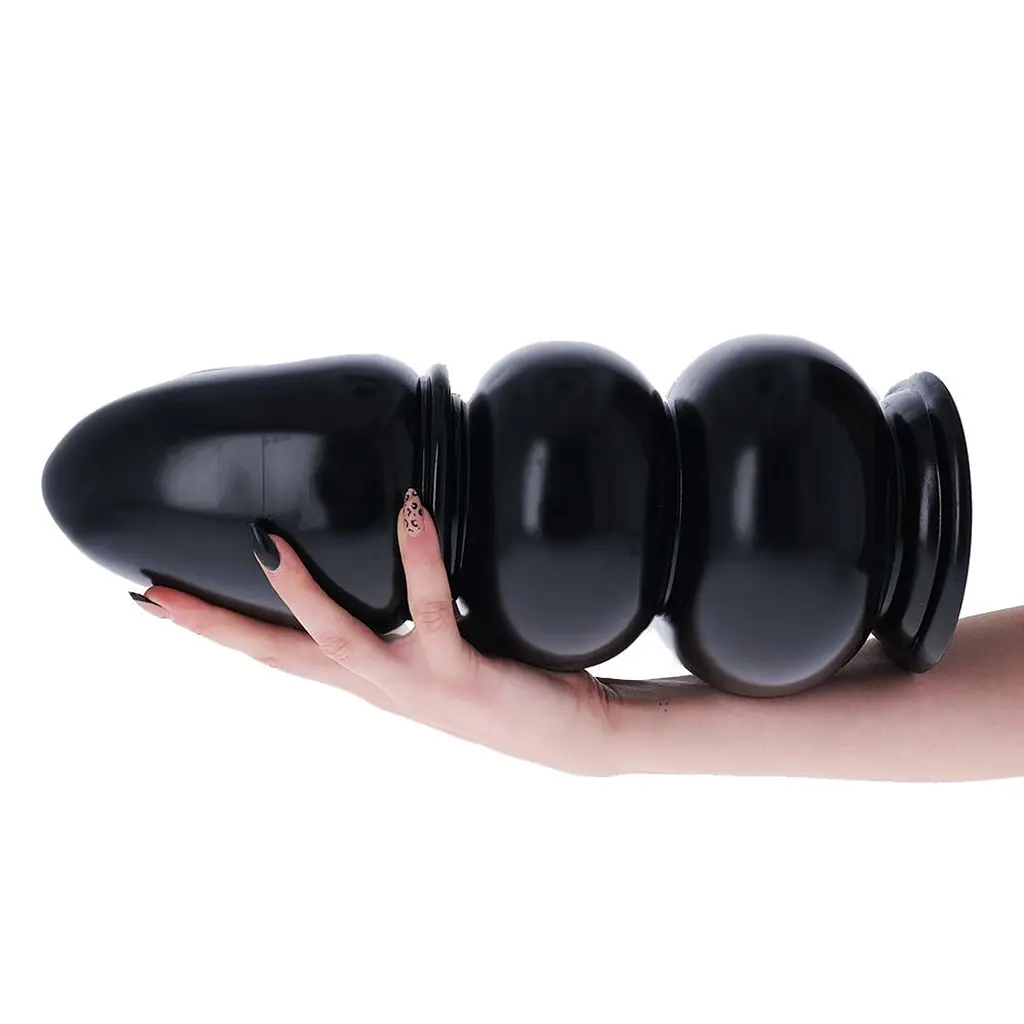 Анальна пробка для фістингу Toyz4lovers Nambung Nero 35.5 см (чорна) - фото 6