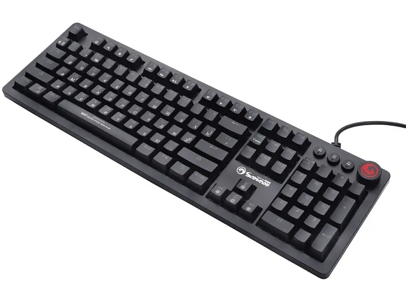 Клавіатура Marvo KG917 Multi-LED Mechanical Blue Switch USB - фото 3
