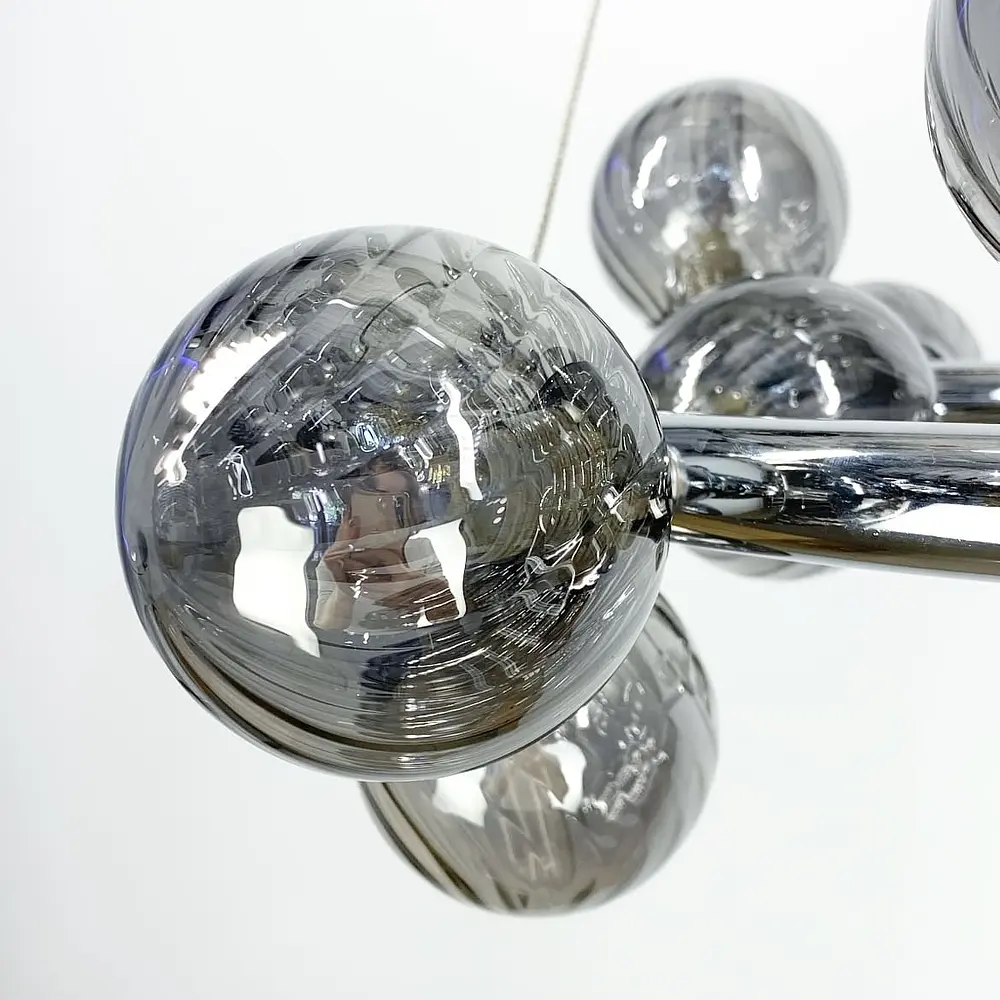 Подвесная люстра в хроме Arte Lamp Bolla Line.F MJ 17-600 CH+GR - фото 4