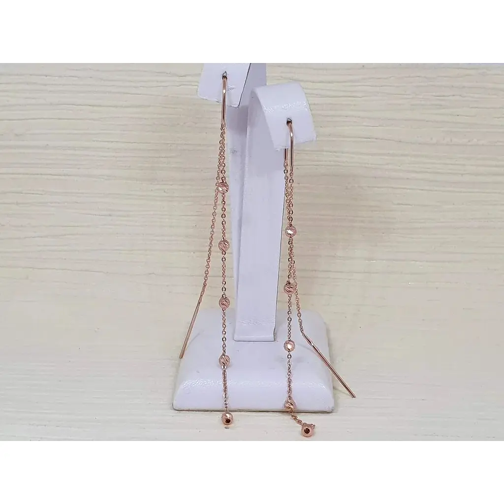 Золоті сережки-протяжки Tango. 580119 - фото 3