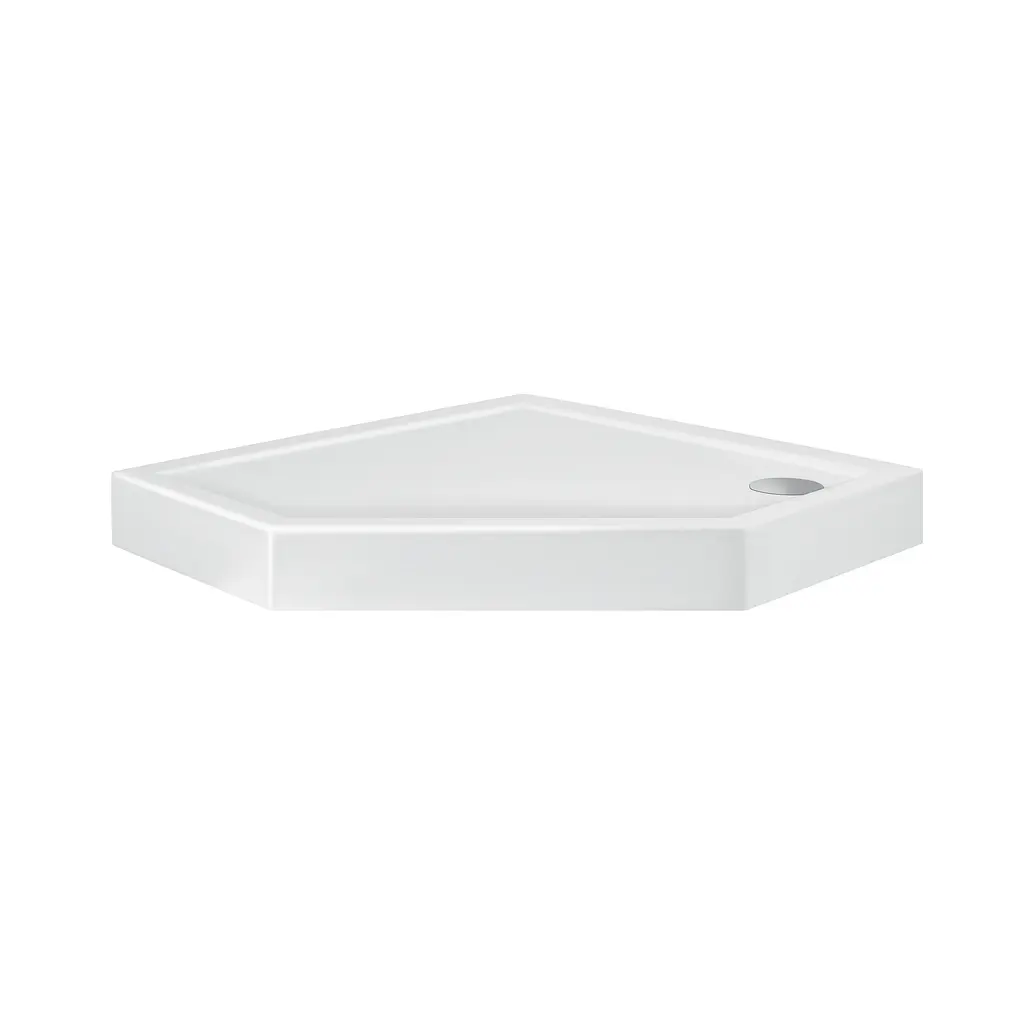 Душевой поддон Qtap Diamond 309912 90x90x12 см + сифон Белый Универсальный мелкий (до 20 см) - фото 2