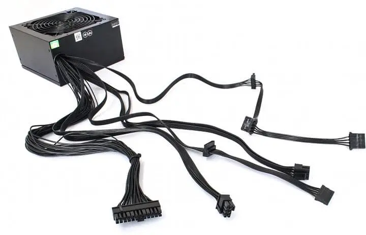 Блок живлення GameMax 500W (GM-500 80+ APFC Black) - фото 4