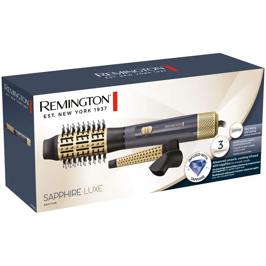 Фен-щітка Remington Sapphire Luxe 1000 Вт сапфіровий (AS5805) - фото 3