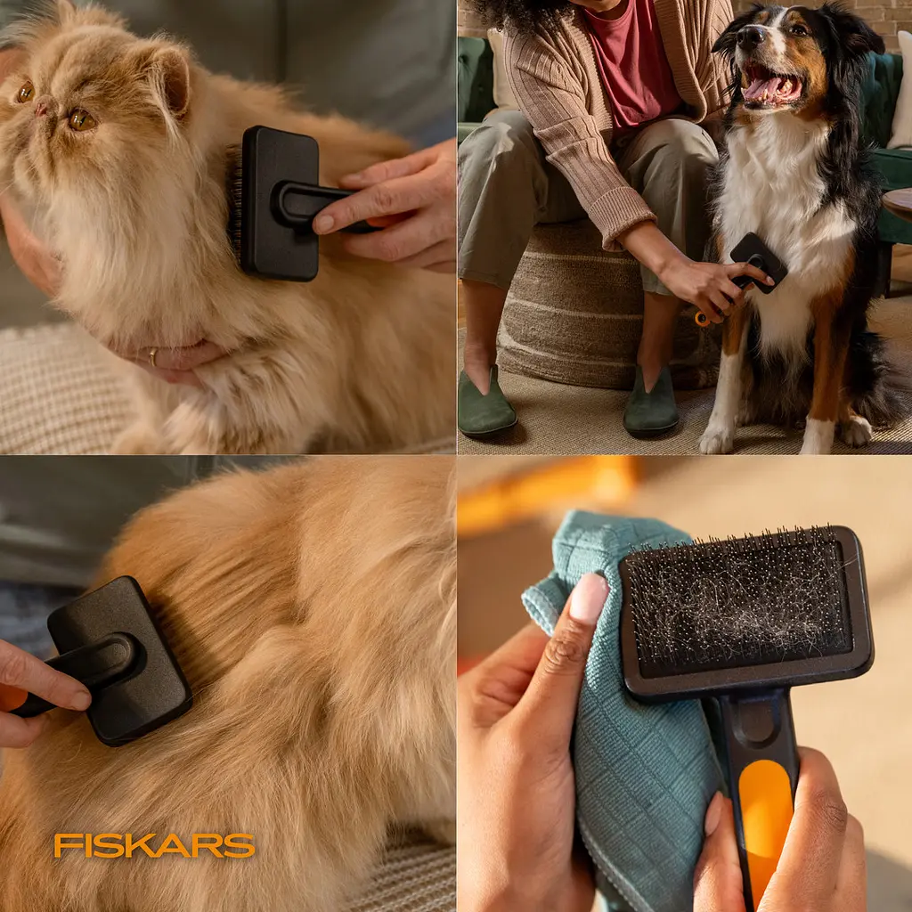 Щітка-пуходерка Fiskars Pet Care (2009138) - фото 3