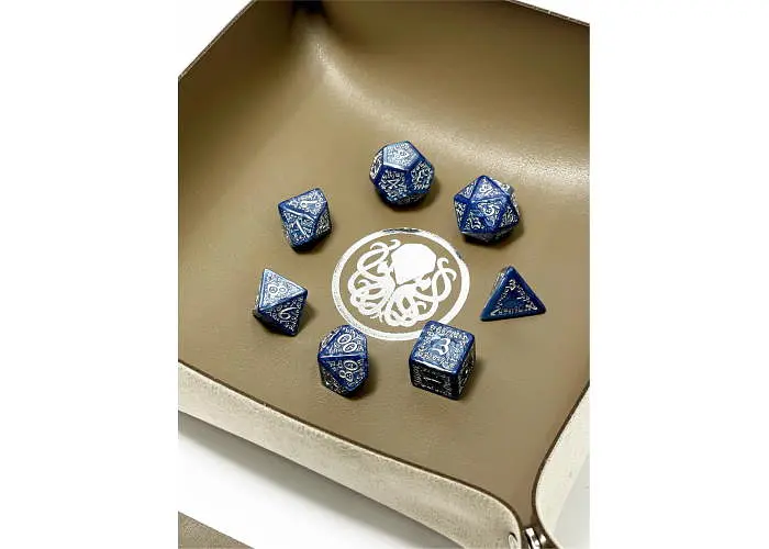 Настільна гра Планета Ігор Лоток для кубиків Ктулху (коричневий) (Dice tray Cthulhu brown) (pi-dt002) - фото 7