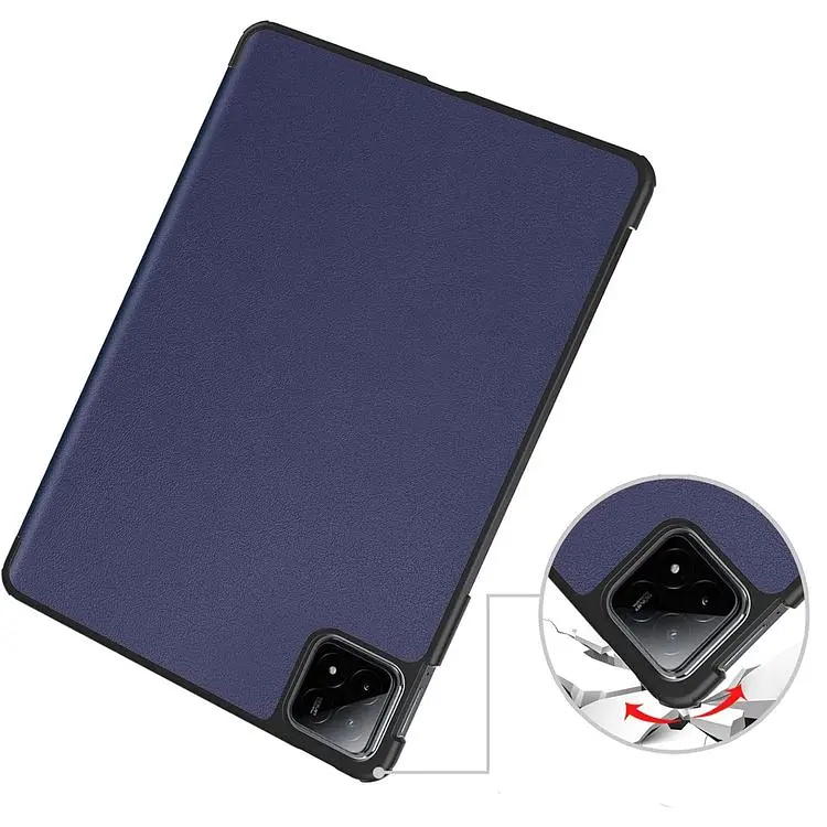 Чехол-книжка BeCover Smart Case для Xiaomi Pad 6S Pro 12.4" Deep Blue (711084) - фото 5
