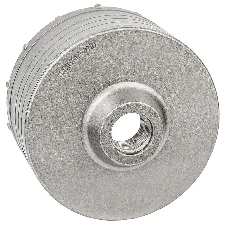 Коронка по бетону Ø110×70мм 12 зубців (тубус) SIGMA (1513171) - фото 4