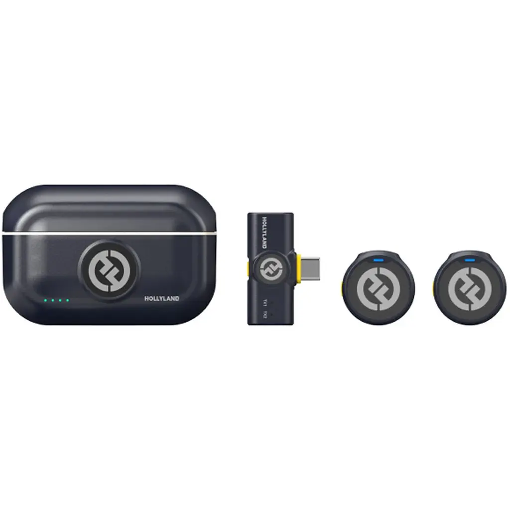 Микрофонная радиосистема Hollyland Lark M2 Duo with USB-C RX Black [156012] - фото 2