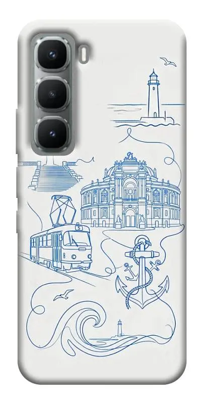 TPU чохол Demsky Southern pearl для Infinix Hot 60 Pro+