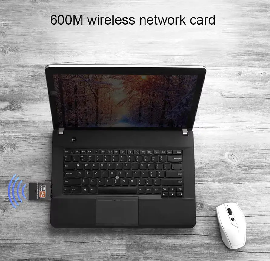 USB Wi-Fi адаптер PIX-LINK LVUAC09, 2.4-5ГГц, 802.11aс, 600Mbps - фото 6