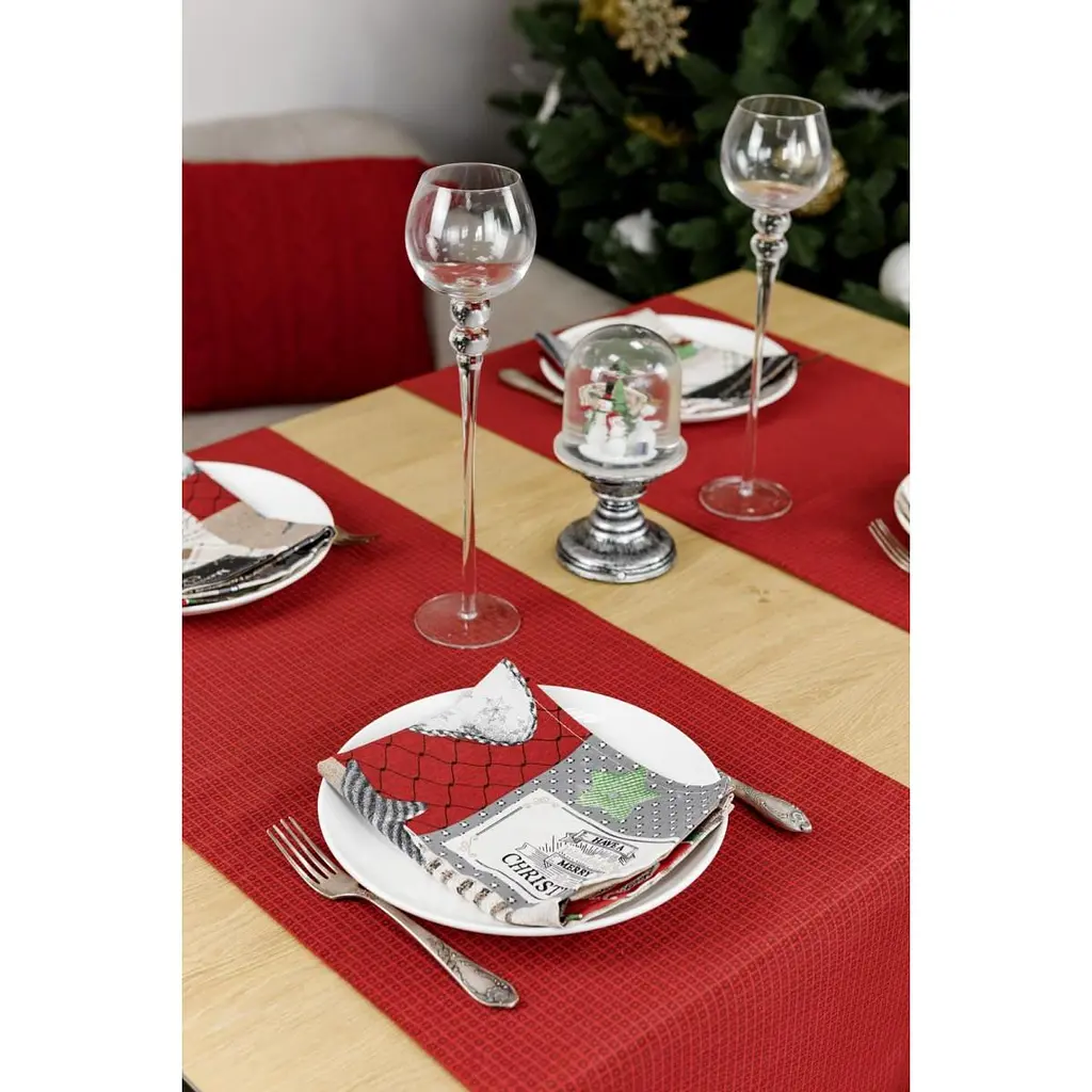 Серветка Прованс Merry Christmas 45х35 см різнобарвна (31377) - фото 5