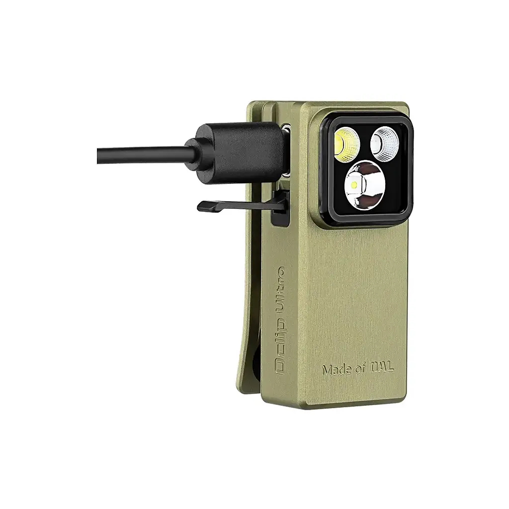 Ліхтар Olight Oclip Ultra Olive green (0.0000.3130) - фото 5