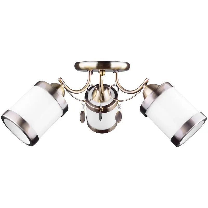 Люстра стельова Brille класична E27 60W BZ (LK-555C/3) - фото 3