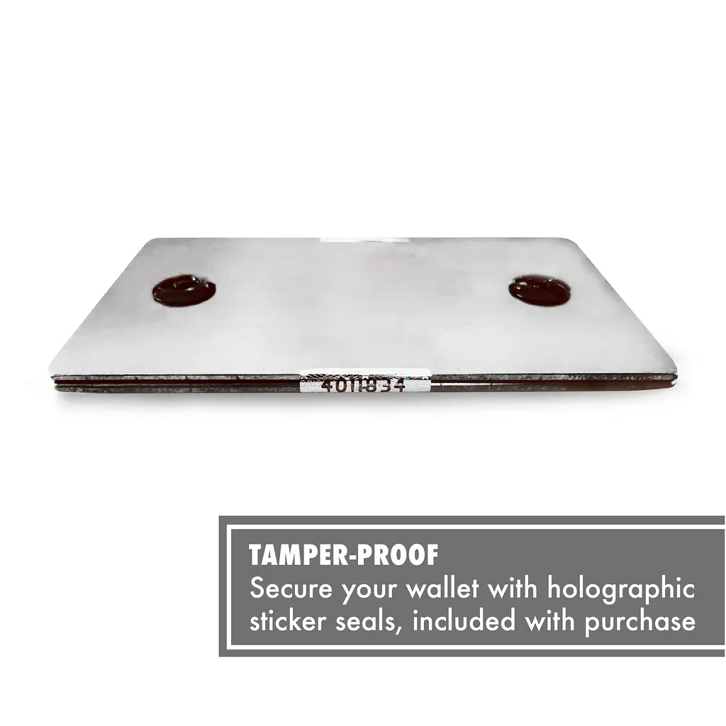 Титанові пластини ColdTi Titanium Double Plate для зберігання сід-фрази, 2 шт з двома пломбами - фото 4