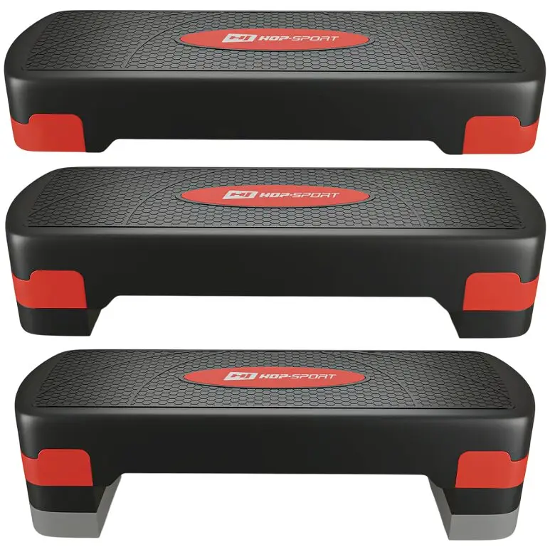 Степ платформа Hop-Sport HS-PP033AS чорно-червона - фото 2