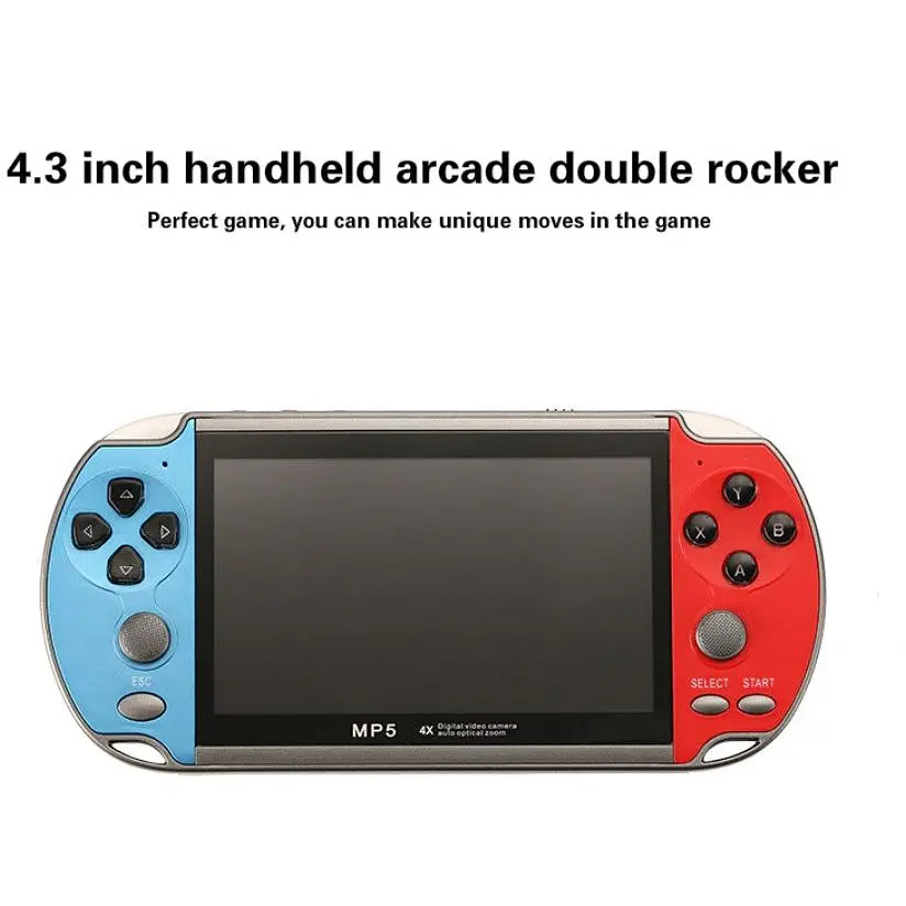 Ігрова консоль XPRO M7 портативна з екраном 4.3 IPS та 10000 іграми (43814-M7_1611) - фото 4