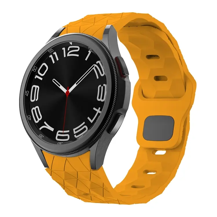 Ремінець силіконовий Samsung Galaxy Watch 4 5 6 7 BeWatch Жовтий (0140311) - фото 2