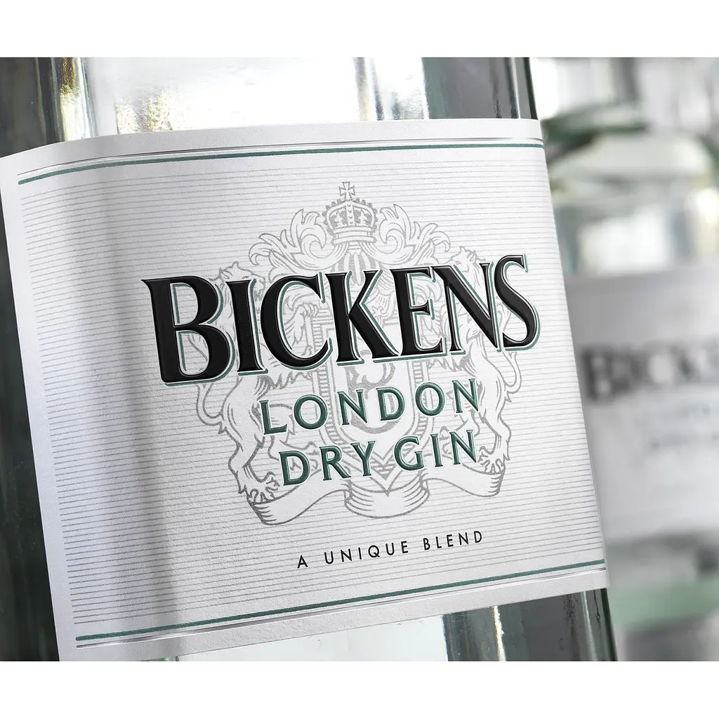 Набір: джин Bickens London Dry Gin 40% 1.4 л (0.7 х 2 шт.) - фото 4