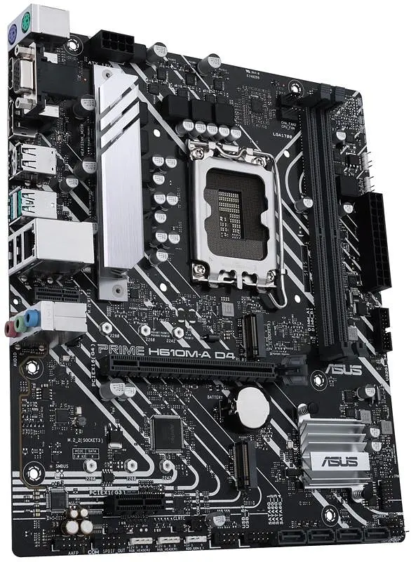 Материнська плата Asus Prime H610M-A D4-CSM Socket 1700 - фото 4