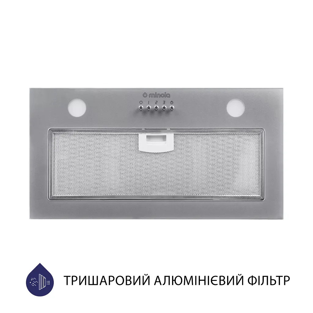 Вытяжка полновстраиваемая Minola HBI 5262 GR GLASS 700 LED - фото 4