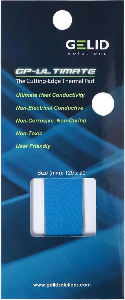 Термоінтерфейс Gelid Solutions GP-Ultimate 120x20x0.5 mm TP-GP04-R-A - фото 2
