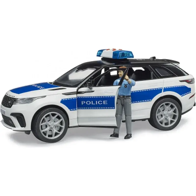 Масштабна модель автомобіля Bruder Поліцейське авто Range Rover Velar з фігуркою (02890) - фото 3