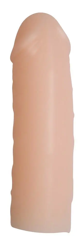 Насадка на пеніс Nature Skin Penis Sleeve 15.5 см тілесний - фото 2