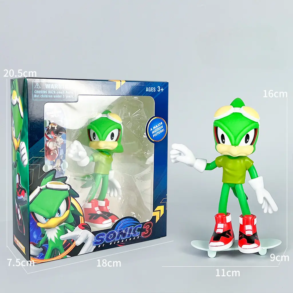 Колекційна ігрова фігурка яструб Джет у коробці — Sonic The Hedgehog 3 (16 см) - фото 2