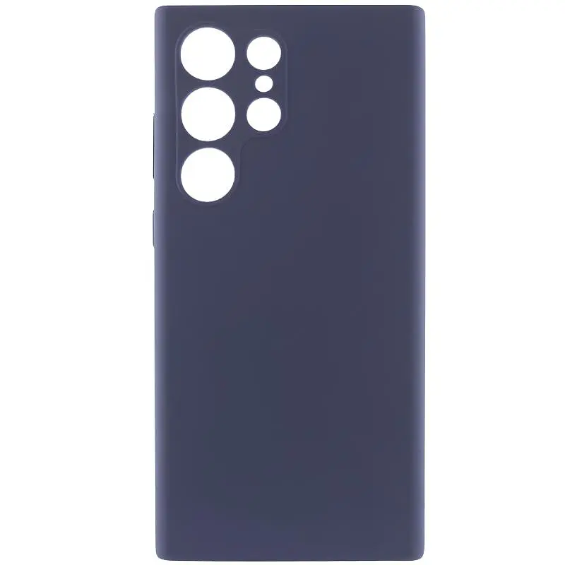Чохол TPU GETMAN Liquid Silk Full Camera для Samsung Galaxy S26 Ultra Синій / Midnight Blue