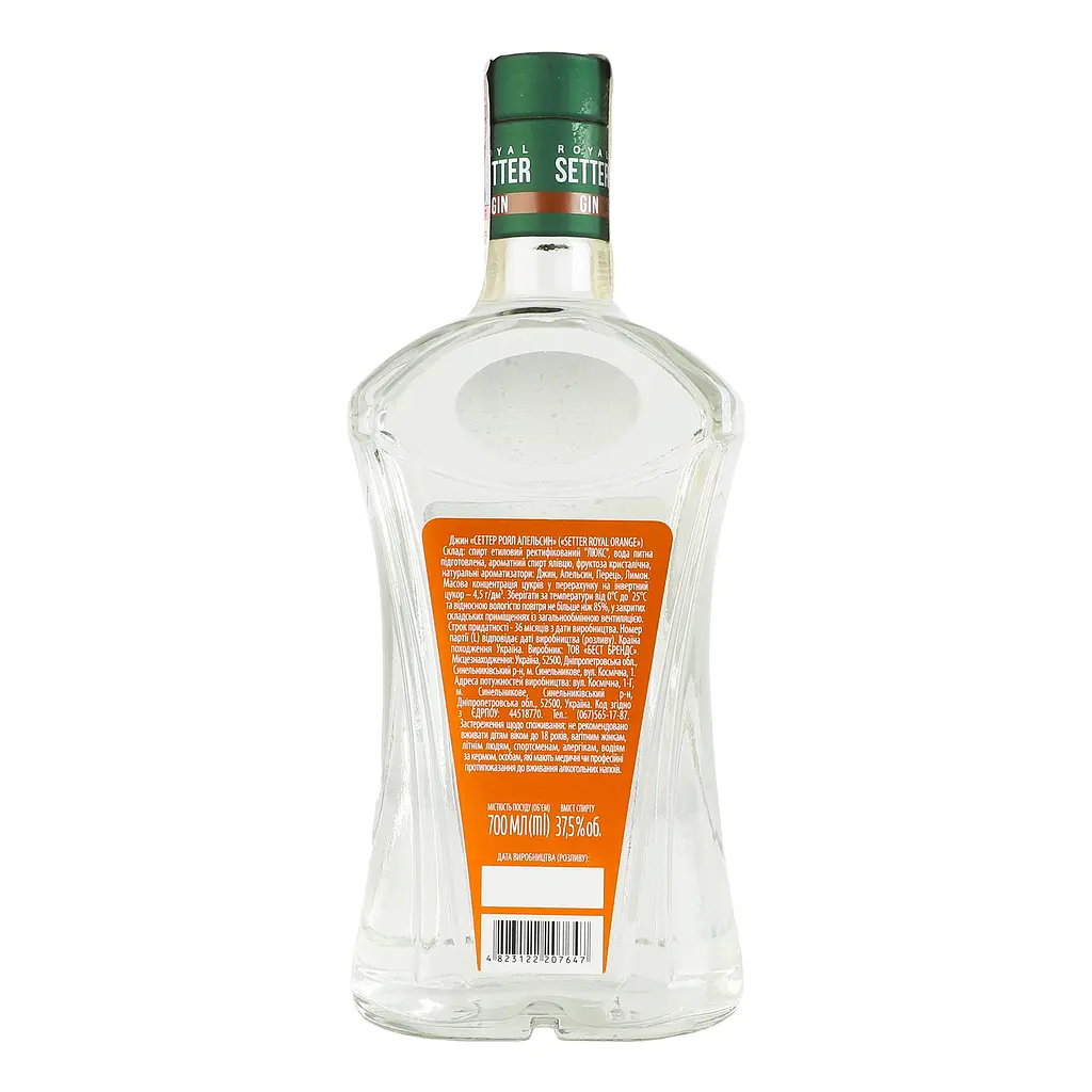 Джин Setter Royal Orange 37.5% 0.7 л - фото 3