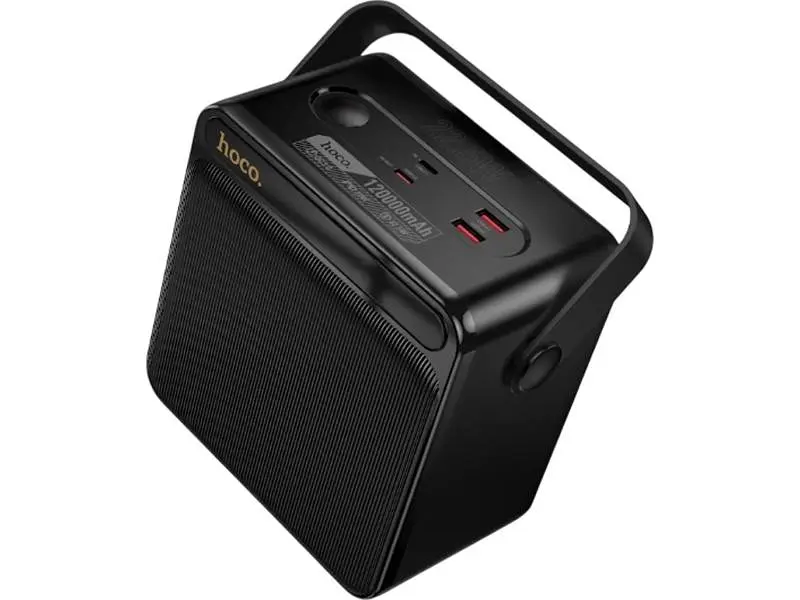 Зовнішній акумулятор (павербанк) Hoco DB101 Zeus 120000mAh 22.5W Black - фото 3