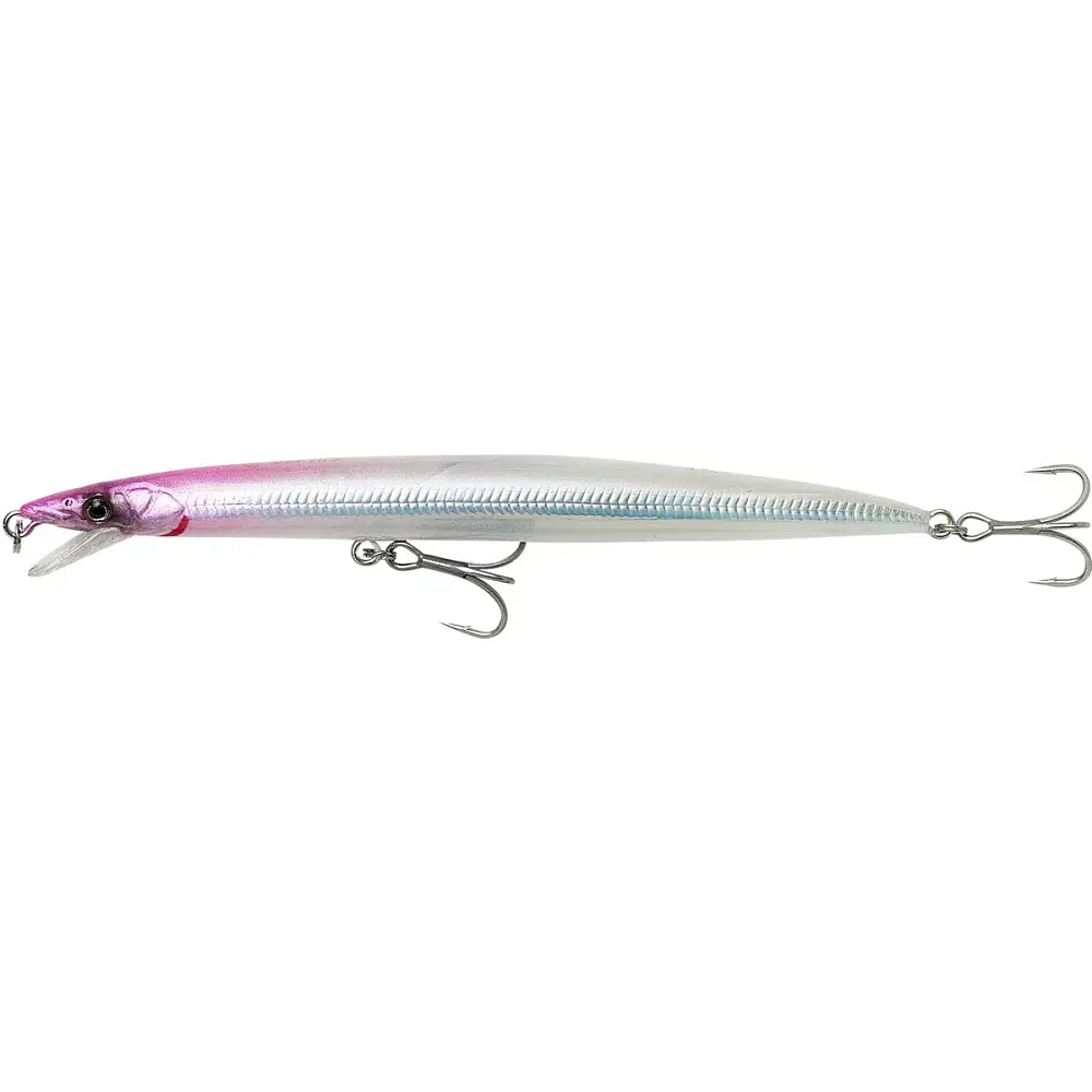 Воблер Savage Gear Sandeel Jerk Minnow F 175 мм 25.0 g Pink Head - фото 1