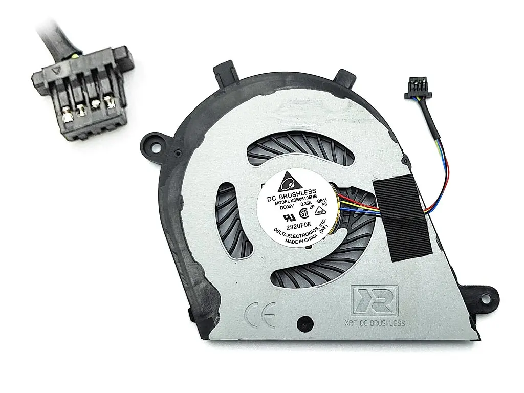 Вентилятор (кулер) для DELL Inspiron 13 7373, 7370, 7380, 5505T, 5705T. HC - фото 2