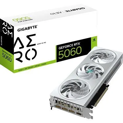 Видеокарта Gigabyte GeForce RTX5060 8Gb AERO OC (GV-N5060AERO OC-8GD) - фото 9