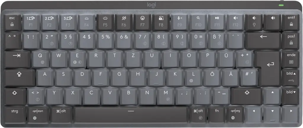 Клавіатура бездротова Logitech MX Mechanical Mini Minimalist Graphite (920-010780) - фото 2