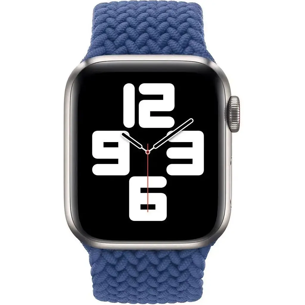 Ремінець Braided Solo Loop Band для Apple Watch 42/44/45/49mm Atlantic Blue Size 8 160mm [128548] - фото 2