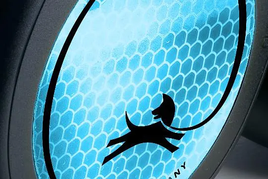 Повідець-рулетка Flexi New Neon для собак що світиться в темряві стрічка S синій - фото 4