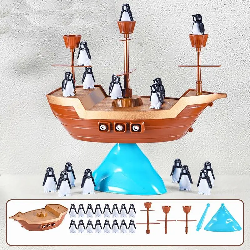 Настільна інтерактивна гра Ummi 707-61 Pirate Boat Balancing Game Brown - фото 4